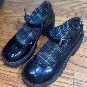 Black Mary Janes Womens Shoes Size 7